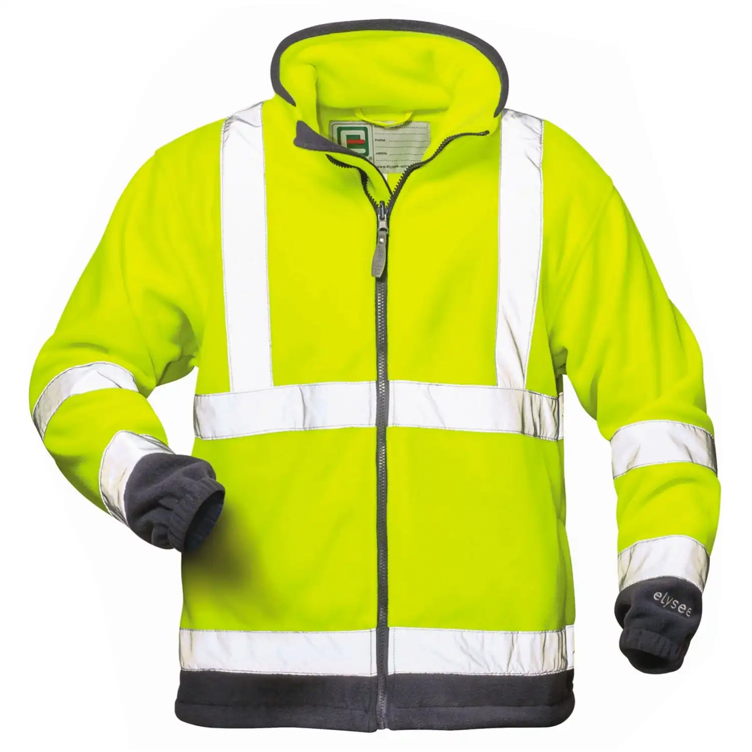 Warnschutz-Fleecejacke Kl. 3  in gelb/marine, XXL - Bild 1