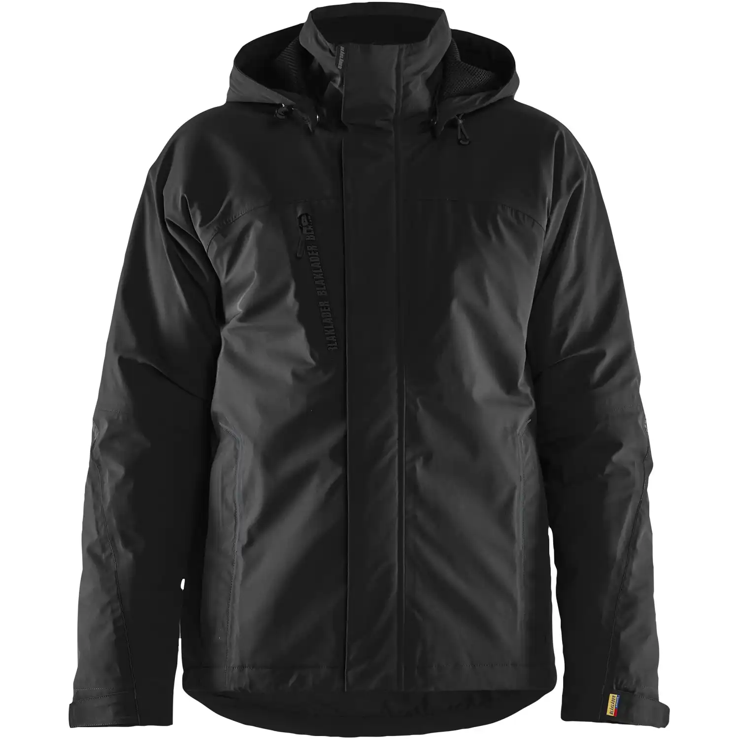 Stretch Winterjacke "4484" in schwarz, L - Thumbnail 1