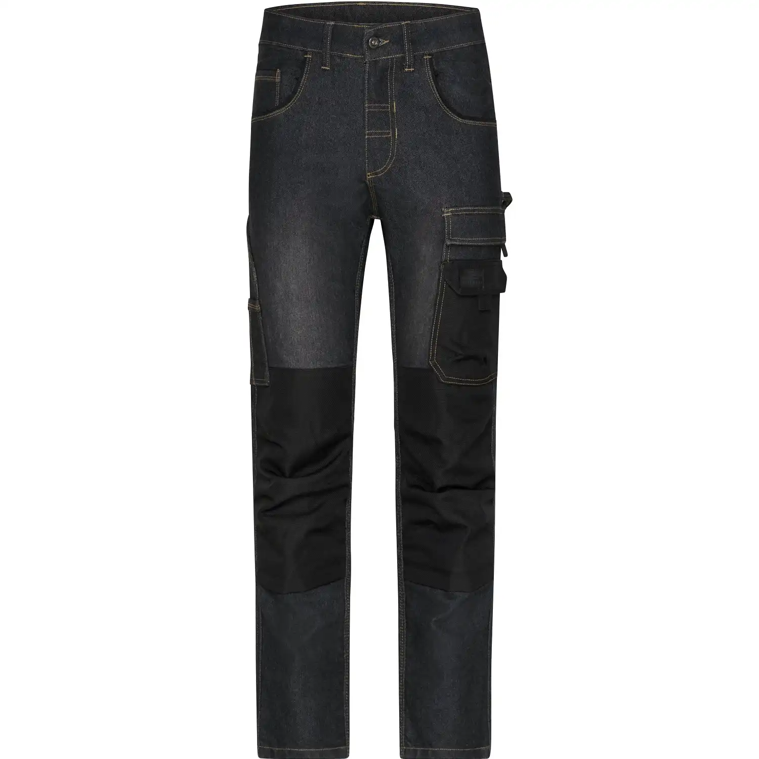 Jeans Stretch Bundhose "JN875" in black, 102 - Bild 1