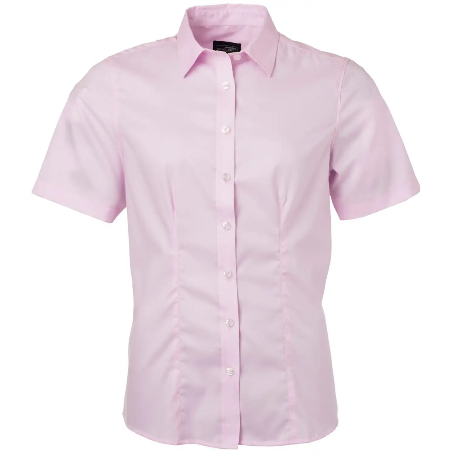 Damen Kurzarm Bluse "JN683" in light-pink, 3XL - Thumbnail 1