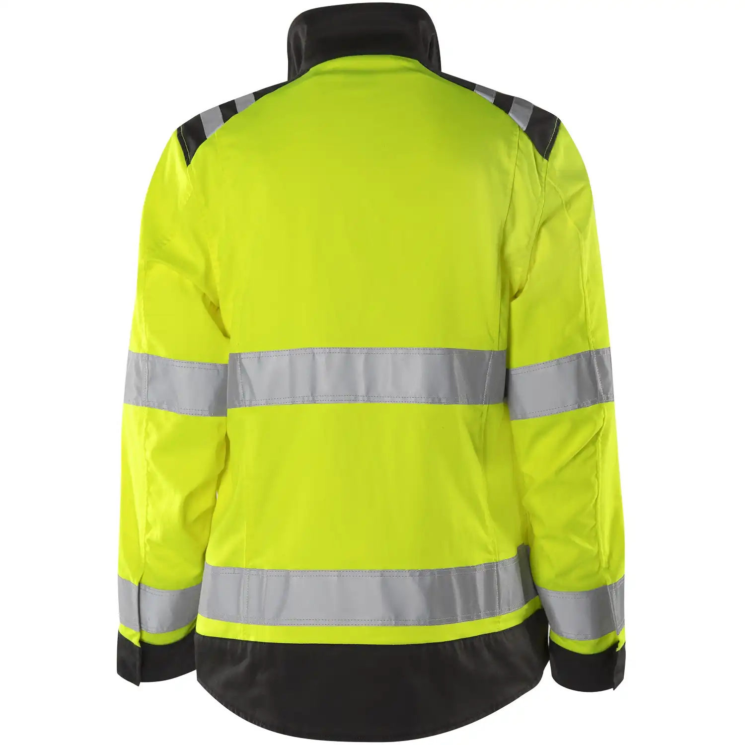 Damen Warnschutz Bundjacke "4068 GPLU" Green Trofta in gelb/schwarz, S - Thumbnail 2