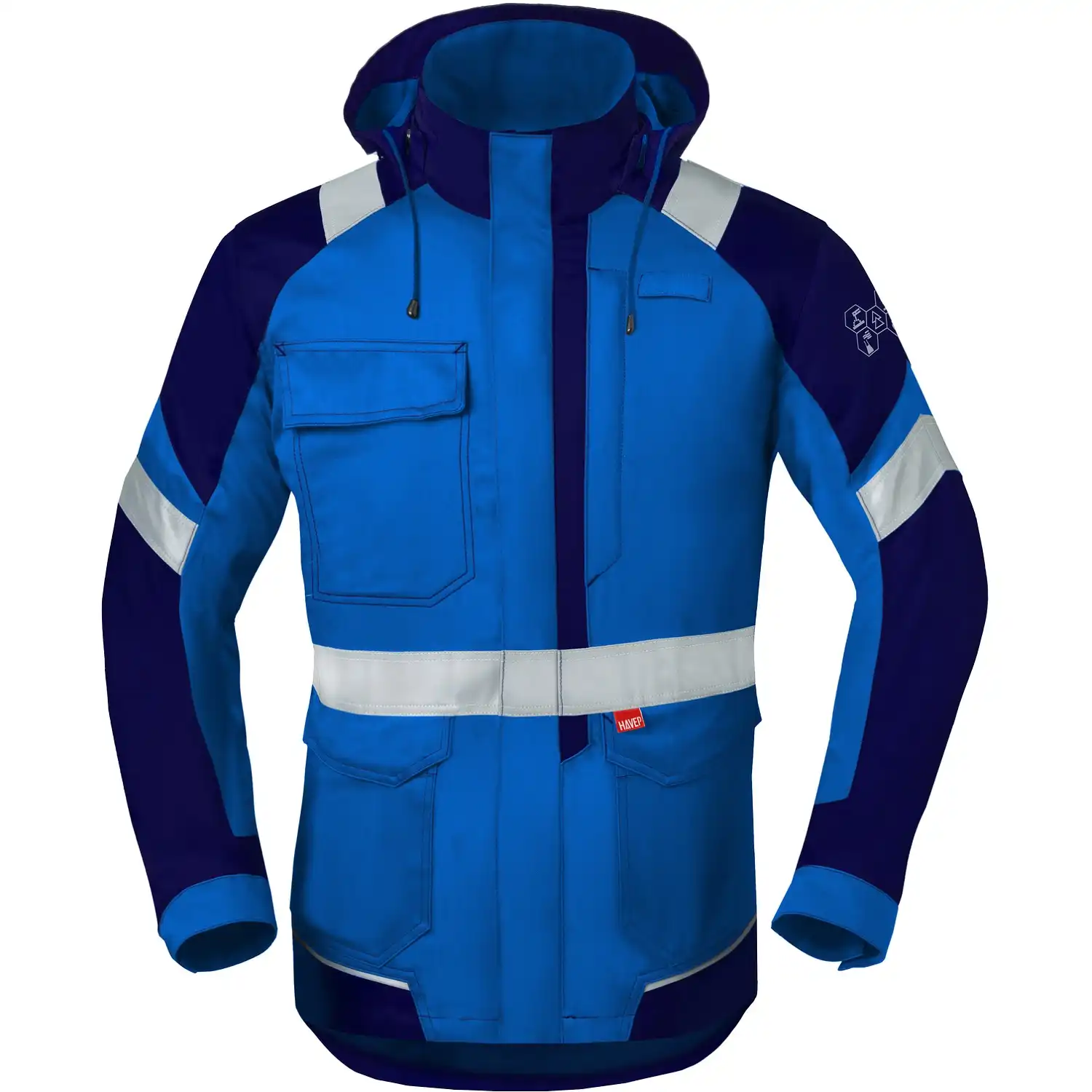 Multinorm Parka "50286" 5safety Image+ in kornblau/marine, L - Bild 1