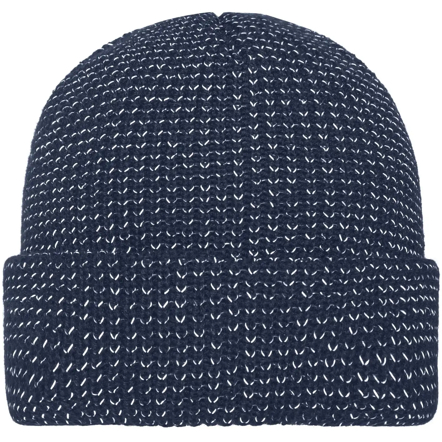 Strickmütze "MB7142" mit Reflex in navy - Bild 1