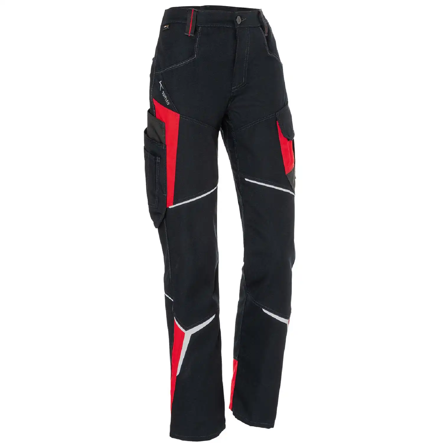 Damen Bundhose BODYFORCE in schwarz/rot, 38 - Thumbnail 1