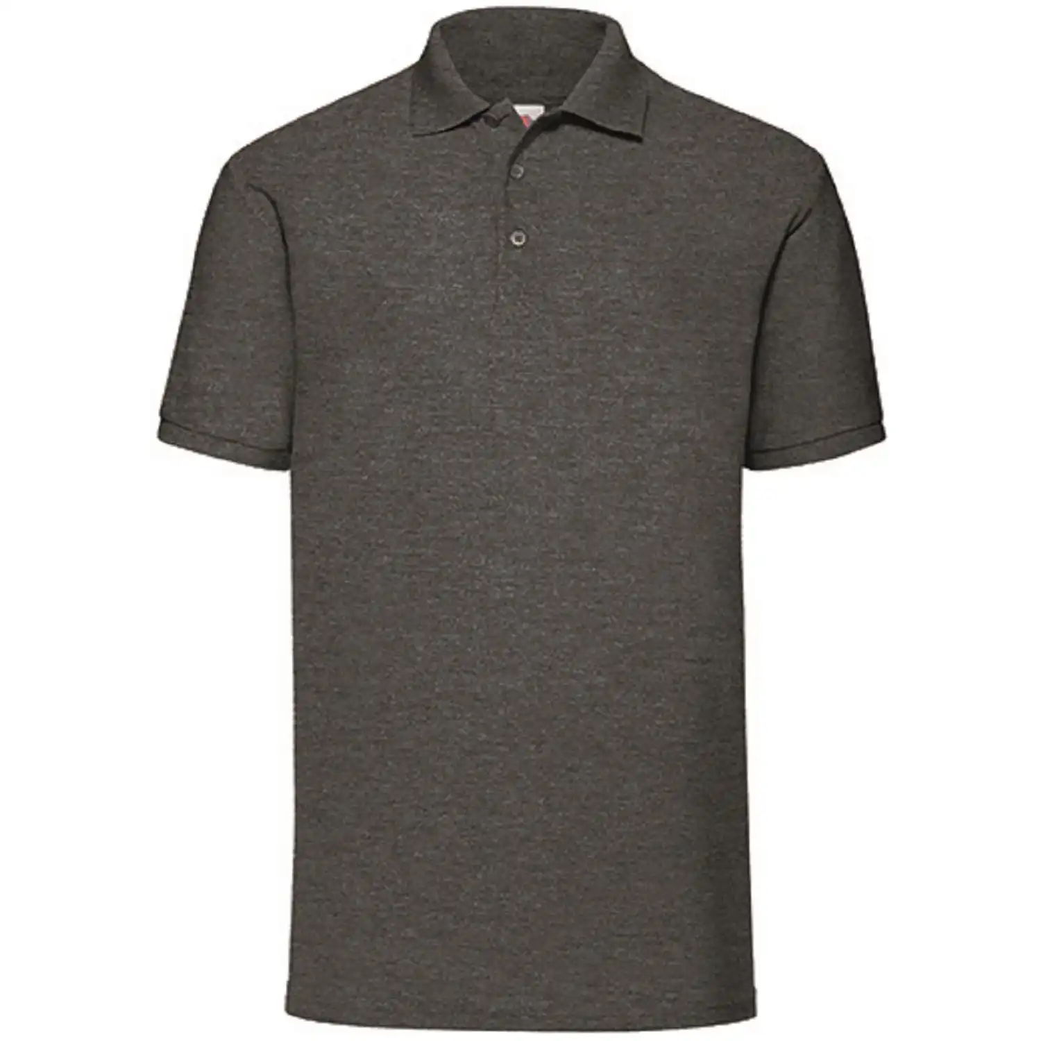 Polo-Shirt "F502" Piquée in dark heather grey, 3XL - Thumbnail 1