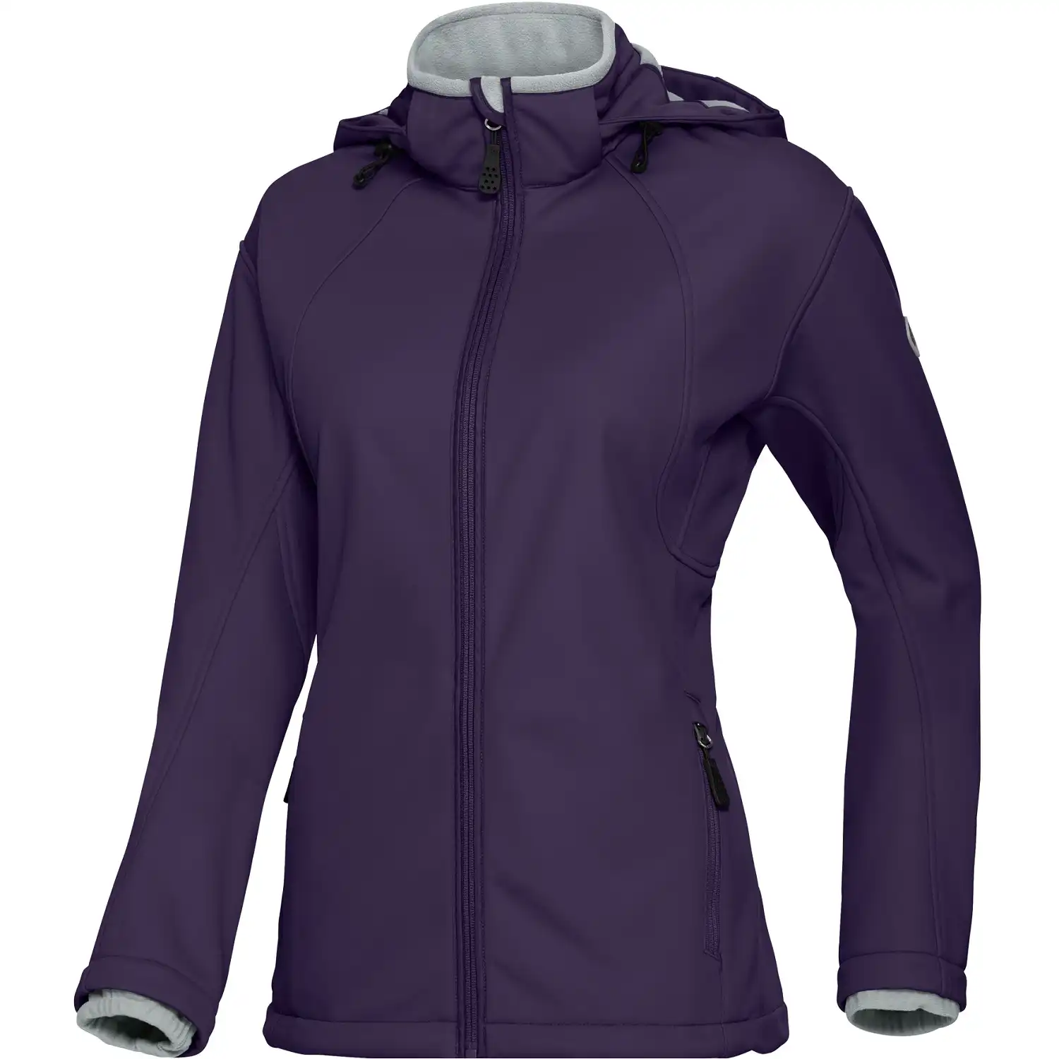 Damen Softshelljacke "1687-571" Outdoor in aubergine, S - Thumbnail 1