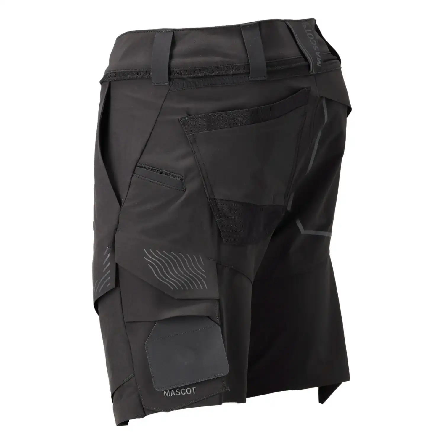 Stretch-Shorts "22149-605" Customized in schwarz, 24C49 - Thumbnail 3