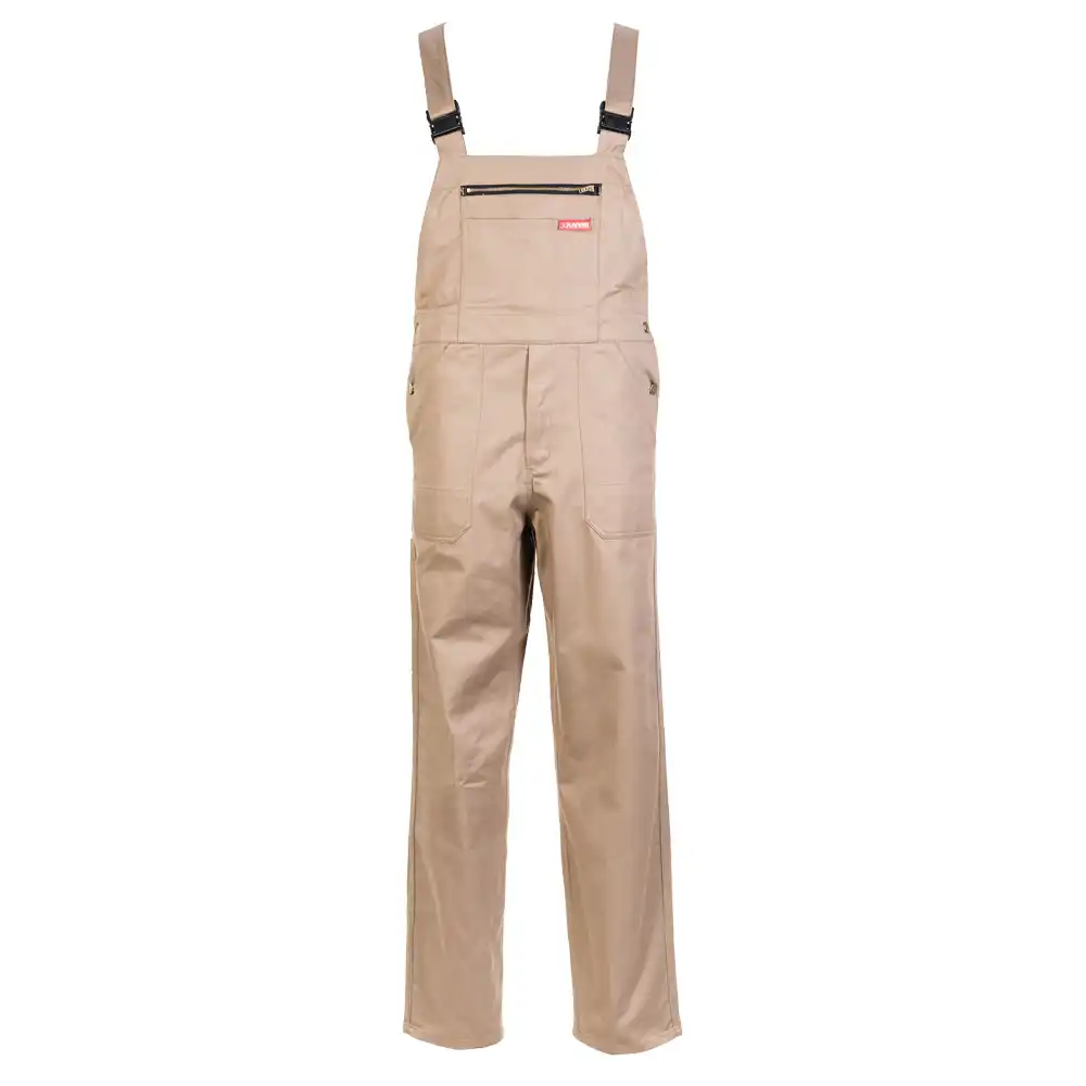 Latzhose "MG 290" 40% Polyester-Mischgewebe in khaki, 50 - Bild 1