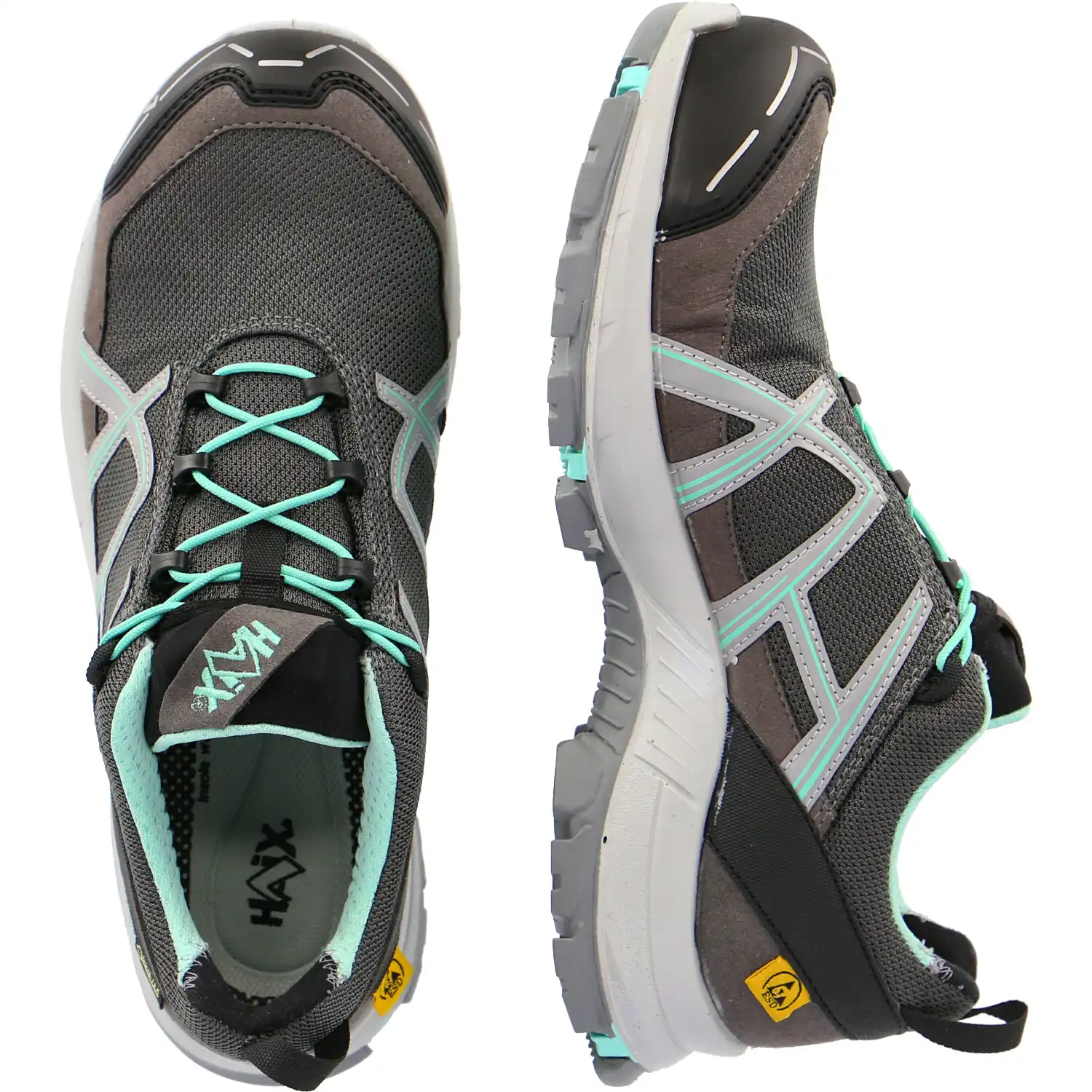 Damen Sicherheitshalbschuhe S3 "Safety 40.1 low" grey-mint in UK 5.5 (EU 39) - Thumbnail 2