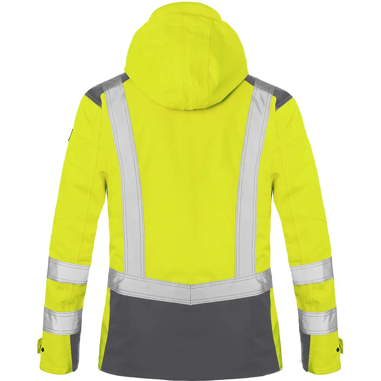 Warnschutz Winterjacke "REFLECTIQ" in gelb/anthrazit, XL - Thumbnail 2