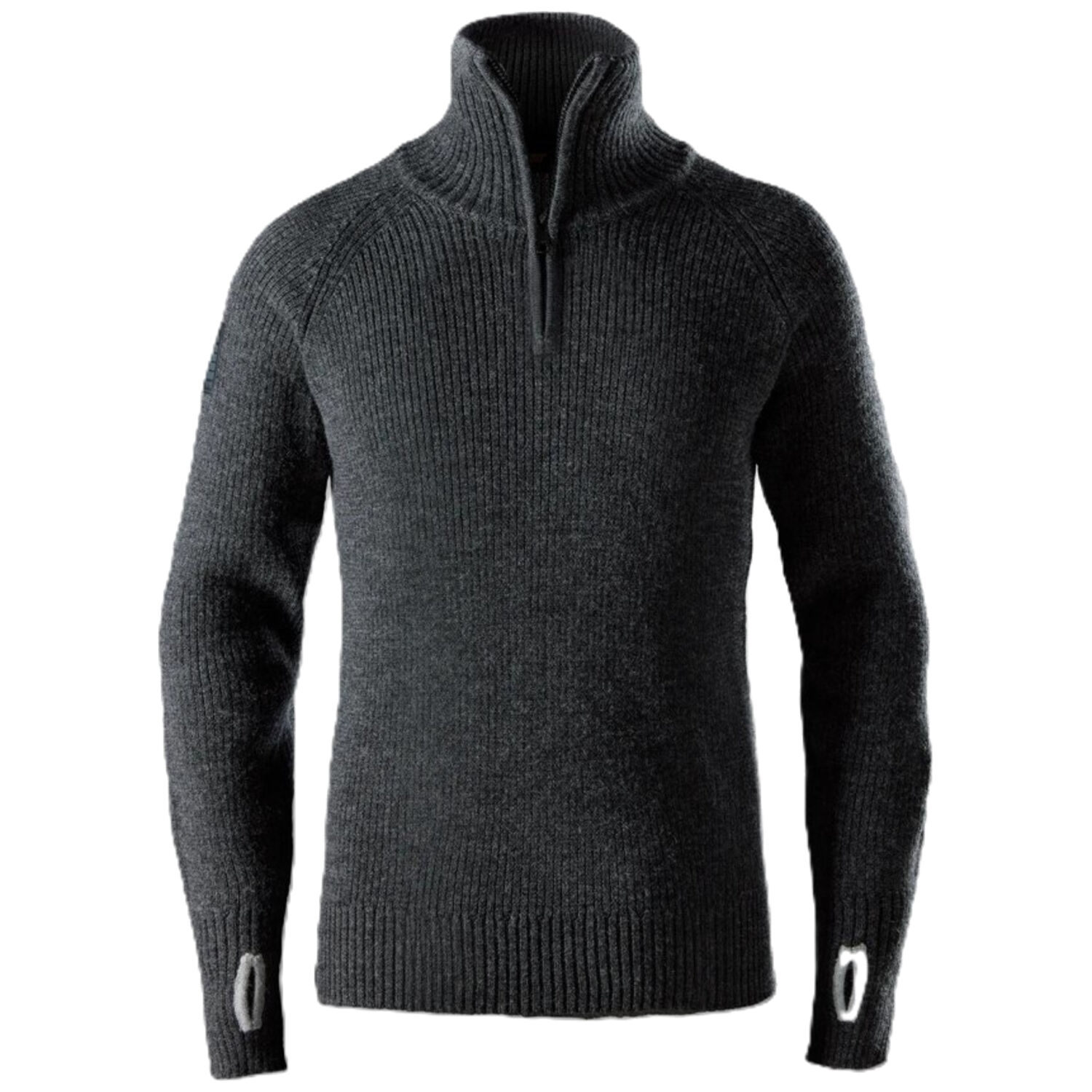 Wollpullover "2905" in anthrazit, L - Thumbnail 1