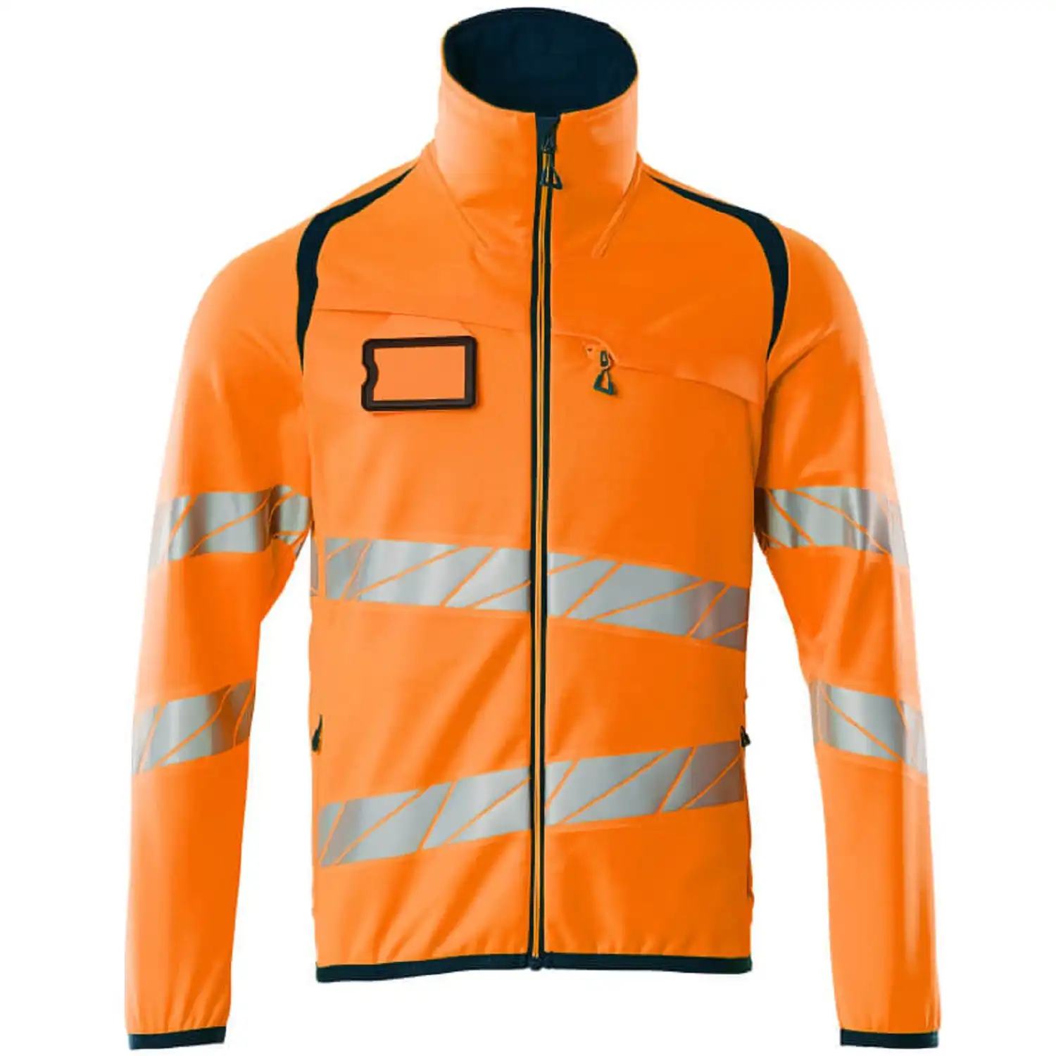 Warnschutz Fleecejacke "ACCELERATE SAFE" in orange/schwarzblau, XXL - Thumbnail 1