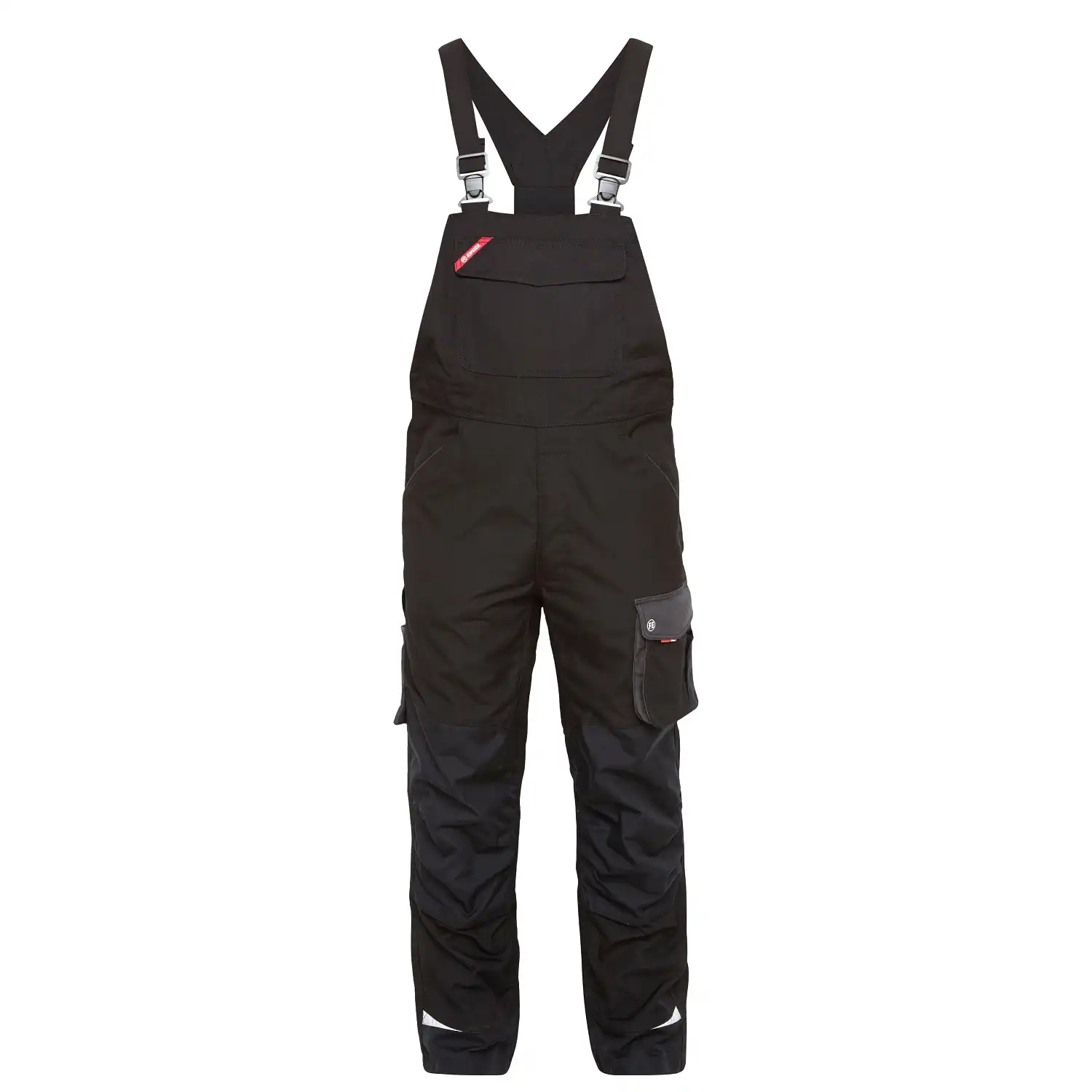 Latzhose "3810-254" Galaxy in schwarz/anthrazit, 48 - Bild 1