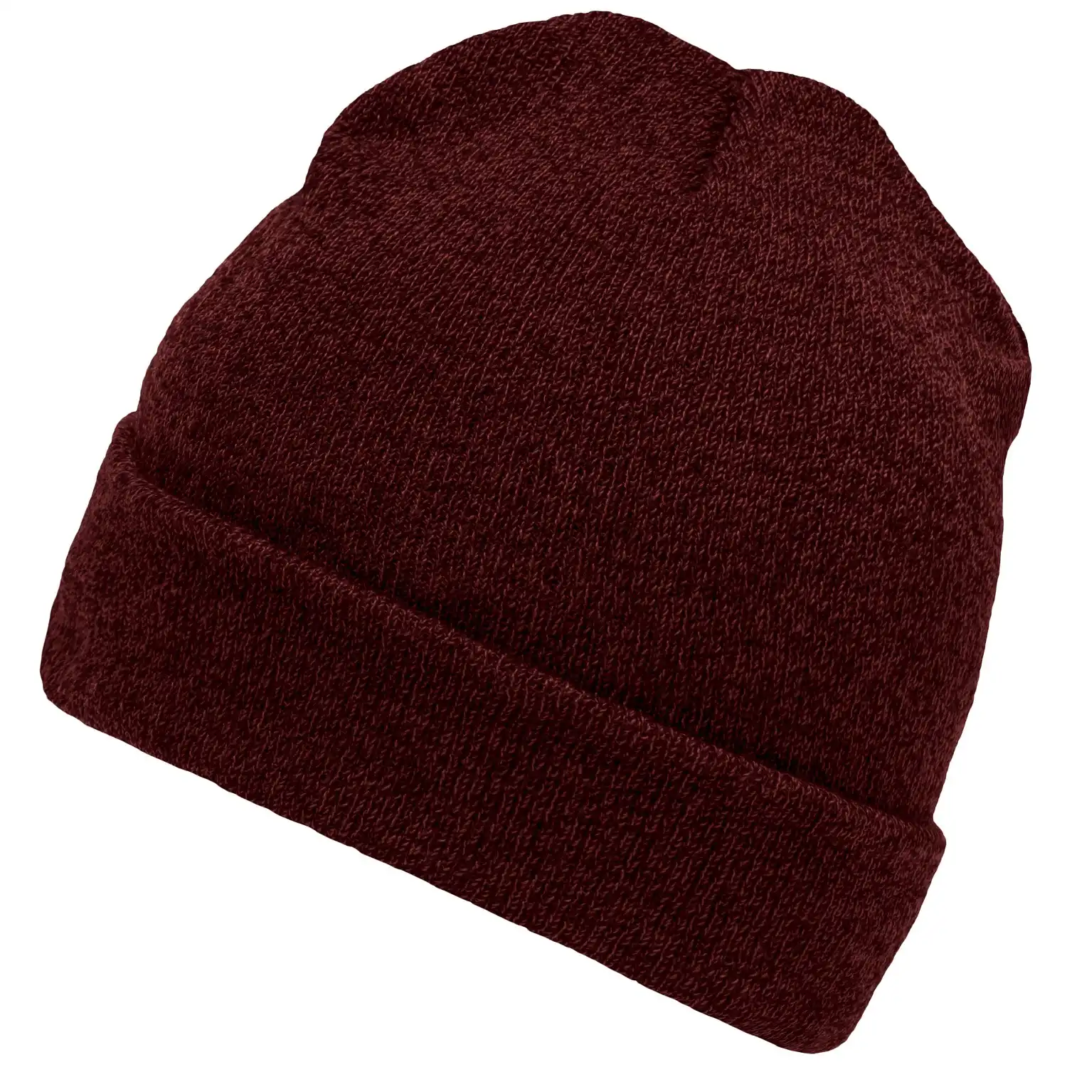 Melange Beanie "MB7122" in dark-red-melange - Bild 1
