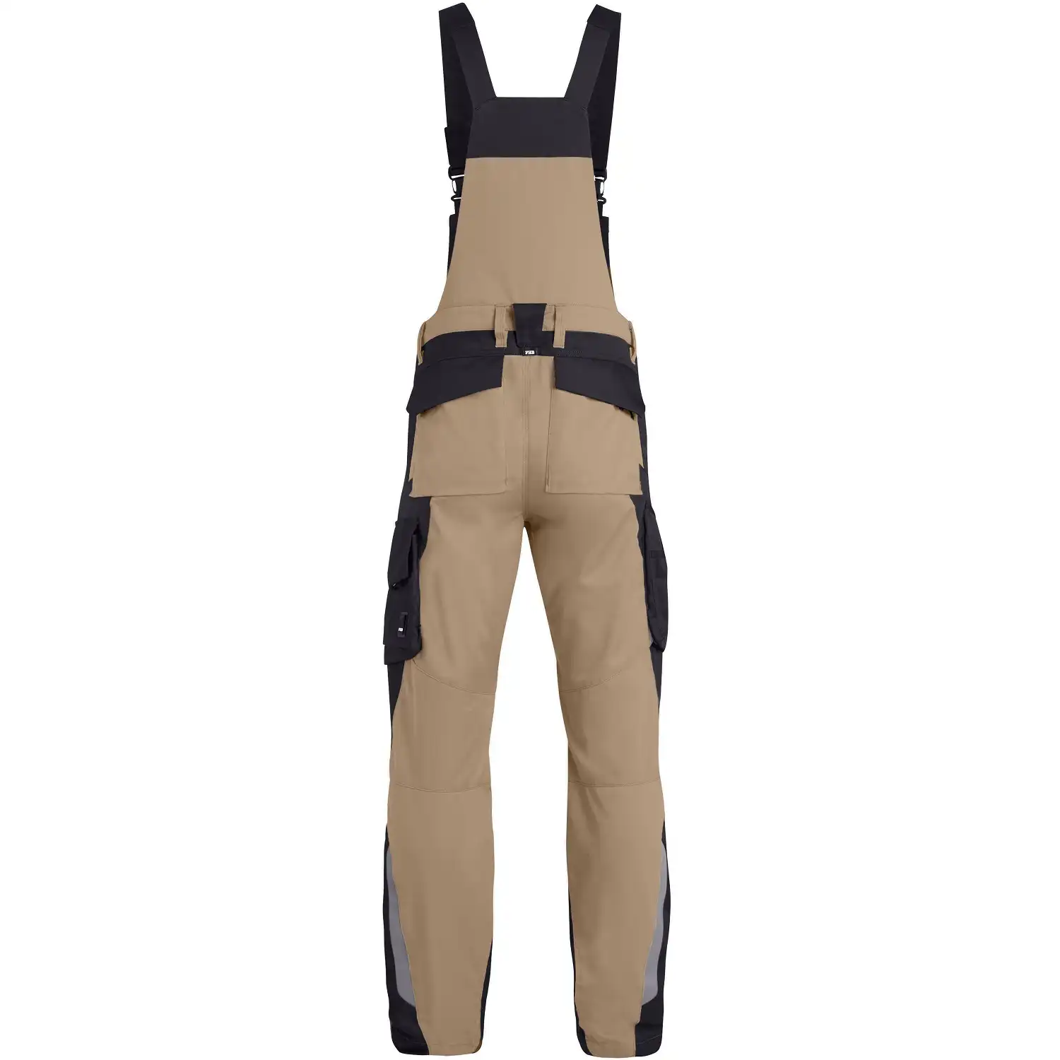 Latzhose "PASCAL" in beige/schwarz, 50 - Thumbnail 2