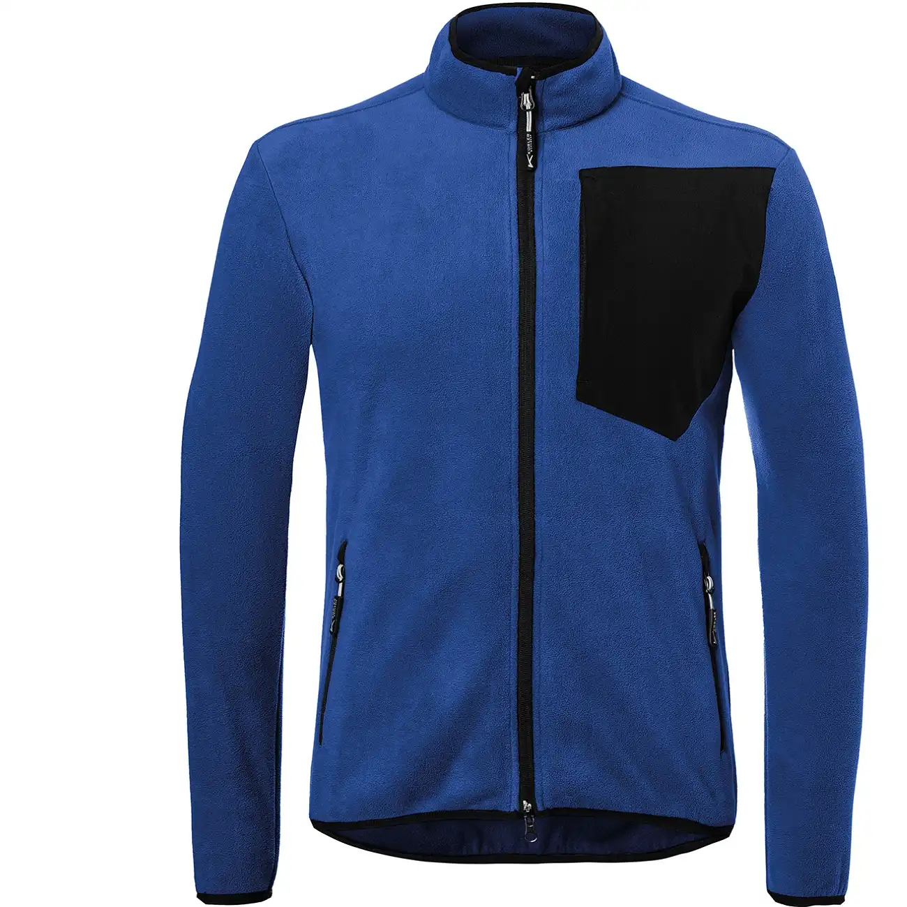 Fleecejacke "1254" Weather in kornblau/schwarz, 4XL - Thumbnail 1