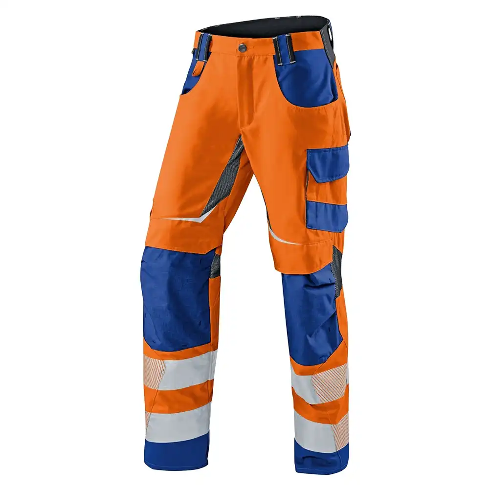 Warnschutz Sommerhose "REFLECTIQ" in orange/kornblau, 52 - Bild 1