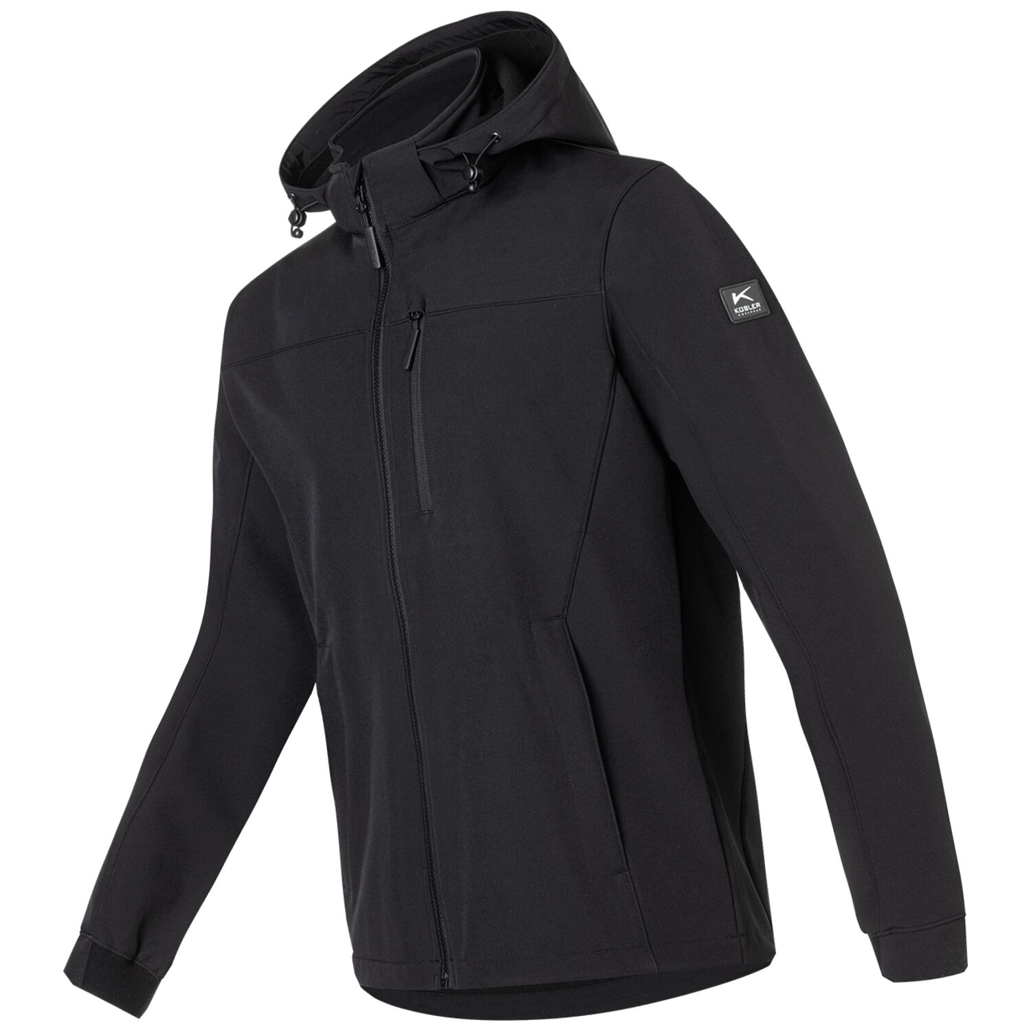 Softshelljacke "WEATHER 1333 6307" in schwarz, L - Thumbnail 1