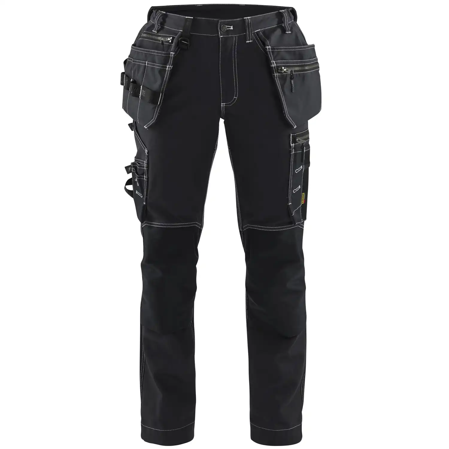 Damen Handwerkerhose "7130" in schwarz, C32 - Thumbnail 1
