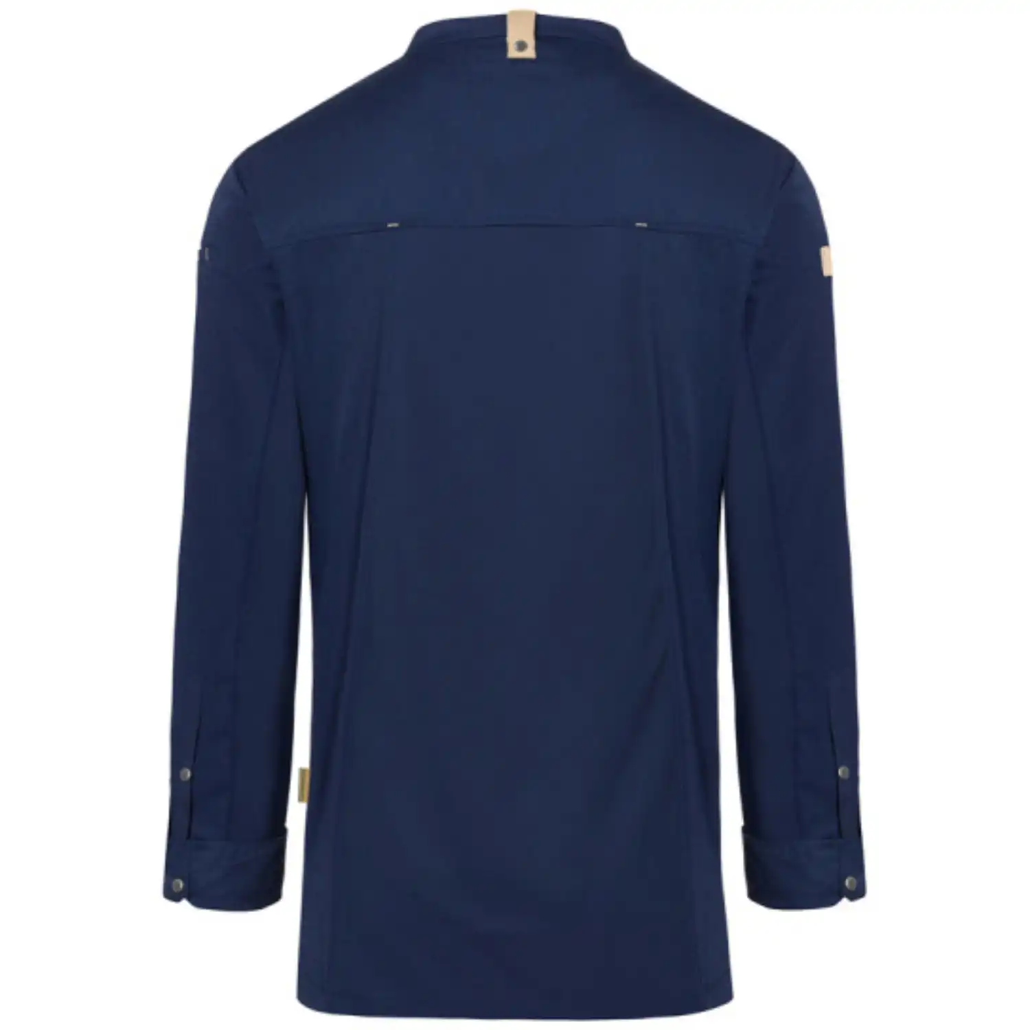 Herren Kochjacke "JM 35" in stahlblau, 50 - Thumbnail 2