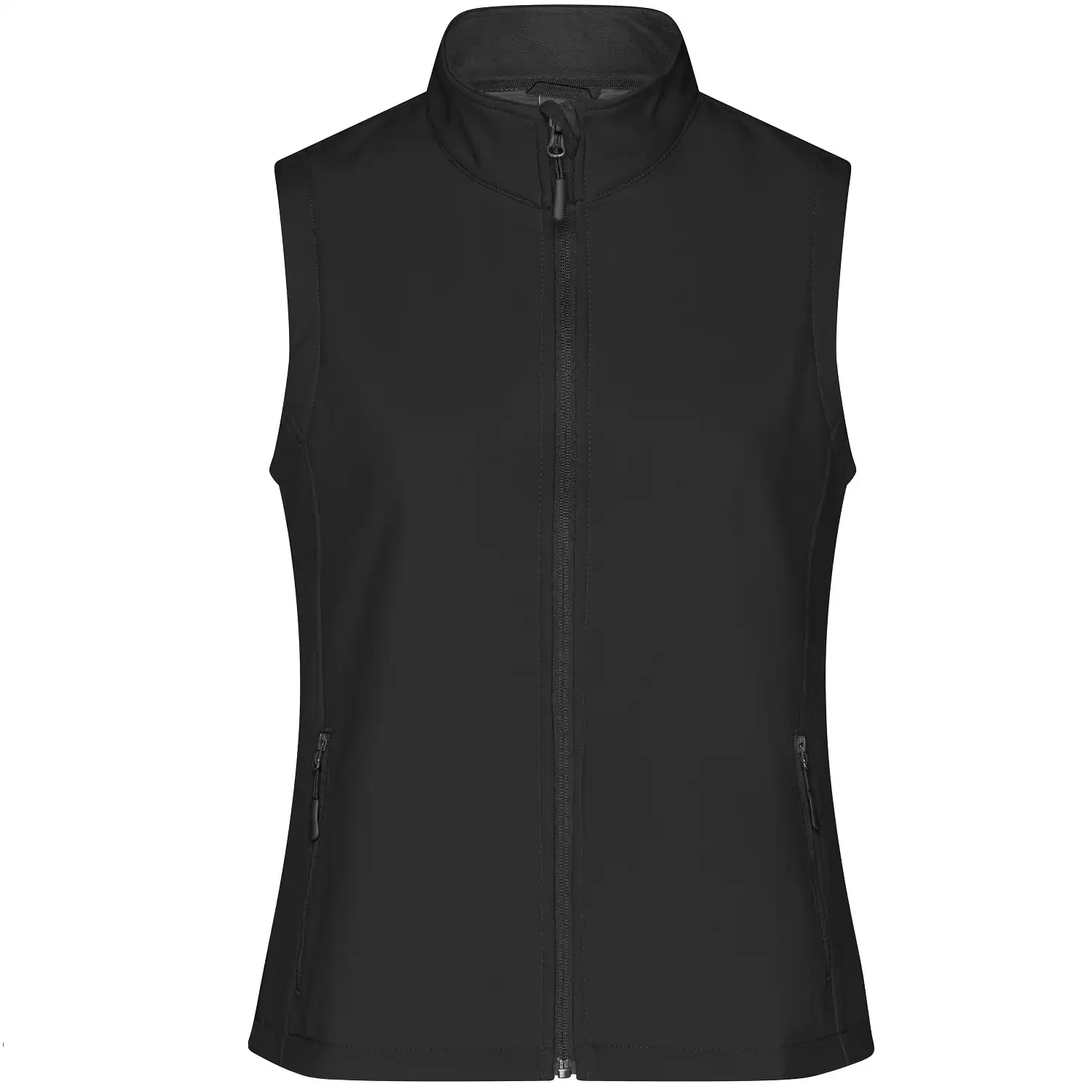 Damen Promo Softshellweste "JN1127" in black/black, L - Thumbnail 1