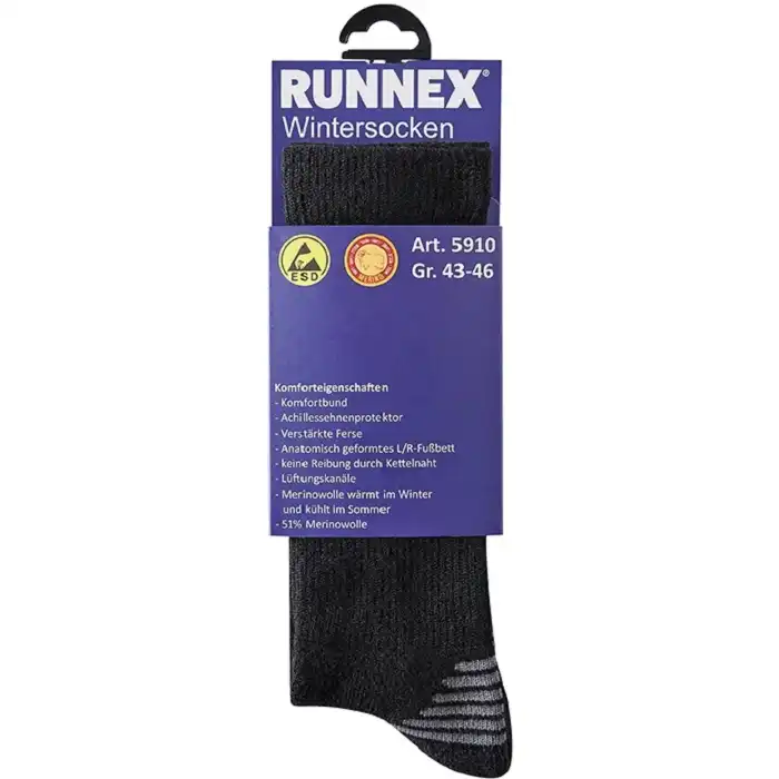 ESD-Wintersocken mit Merino "5910" in 47-50 - Thumbnail 3