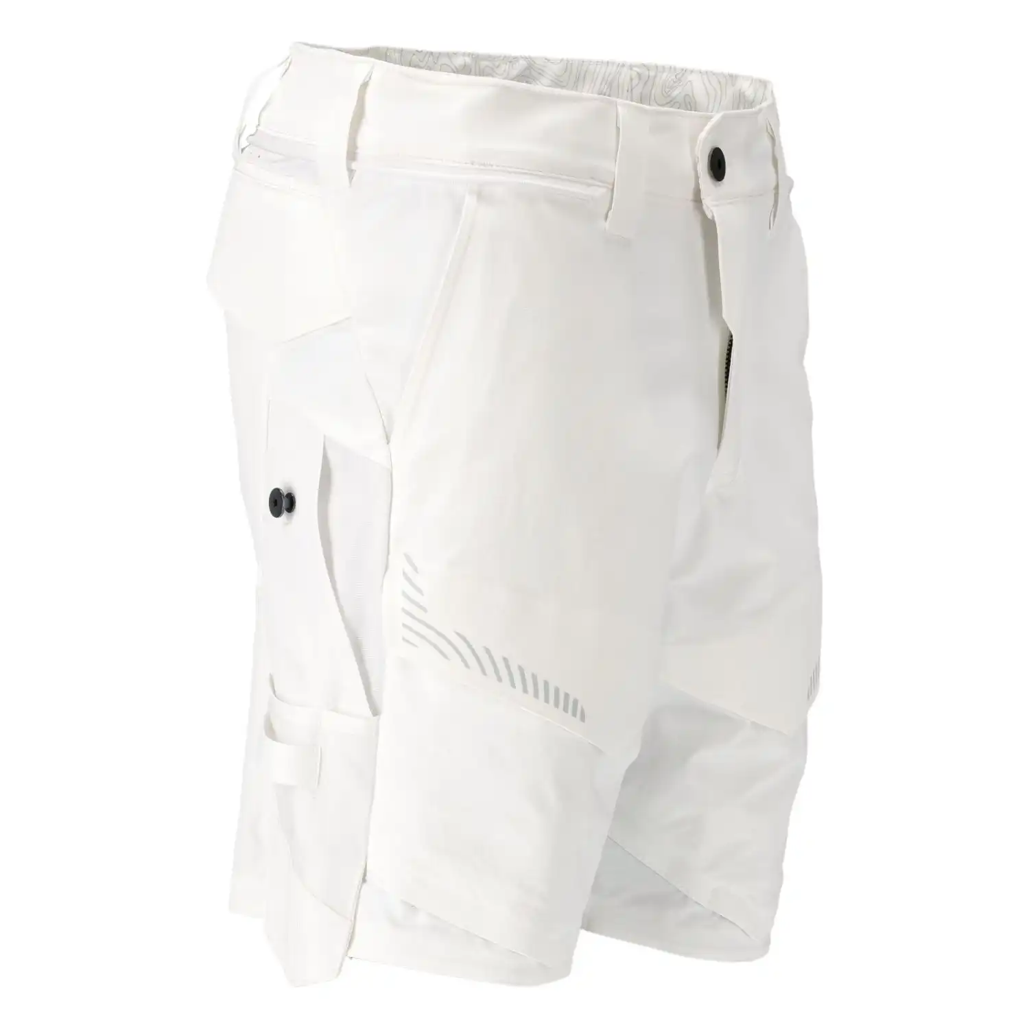 Stretch-Shorts "22149-605" Customized in 29C51, Weiß - Thumbnail 4