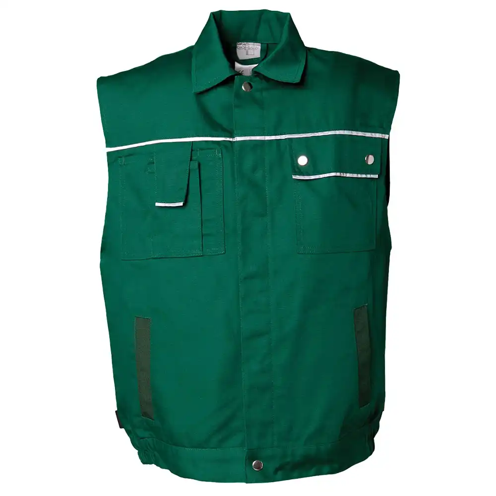 Arbeitsweste "CANVAS 320" in grün, L - Thumbnail 1