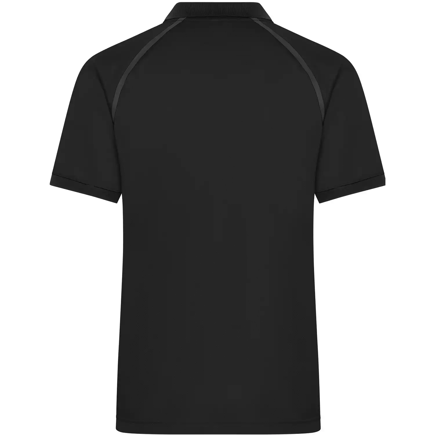 Zip Polo-Shirt "JN1308" in black/black, L - Thumbnail 2