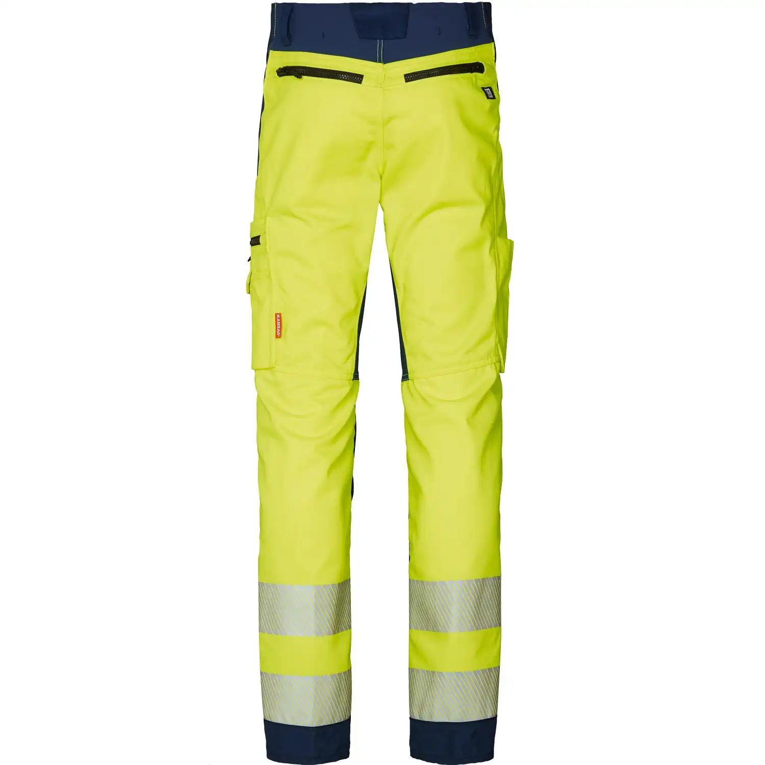 Warnschutz Bundhose "130164" Stiby in gelb/marine, C48 - Thumbnail 2