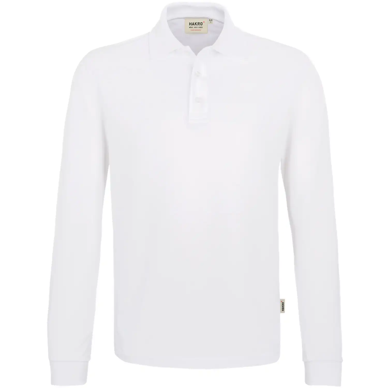 Longsleeve-Poloshirt "PERFORMANCE" 815 in L, Weiß - Bild 1