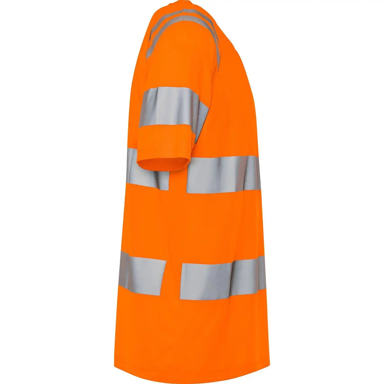 Warnschutz T-Shirt "7860 GPST" Kl.3 in Orange, L - Thumbnail 3