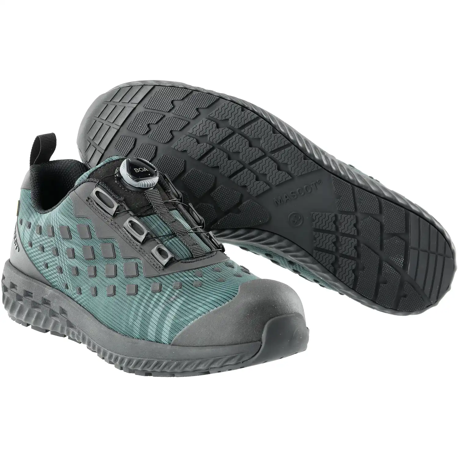 Halbschuhe S1PL "F0650-704" waldgrün in 43 - Bild 1