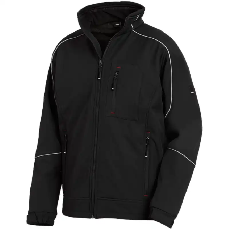 Softshelljacke "DIRK" schwarz in L - Thumbnail 1