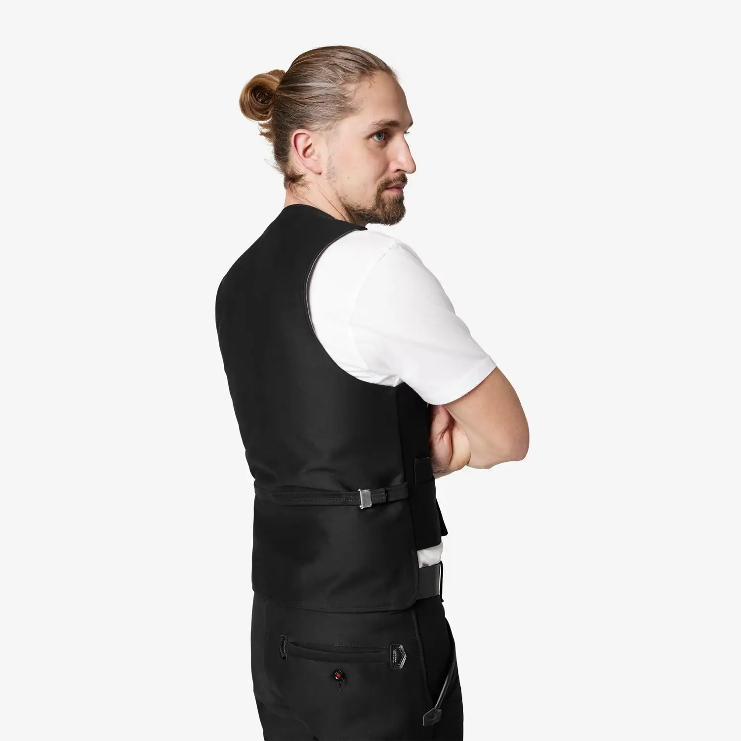 Zunftweste Zwirn-Doppel-Pilot "JAKOB" in schwarz, 110 - Thumbnail 2