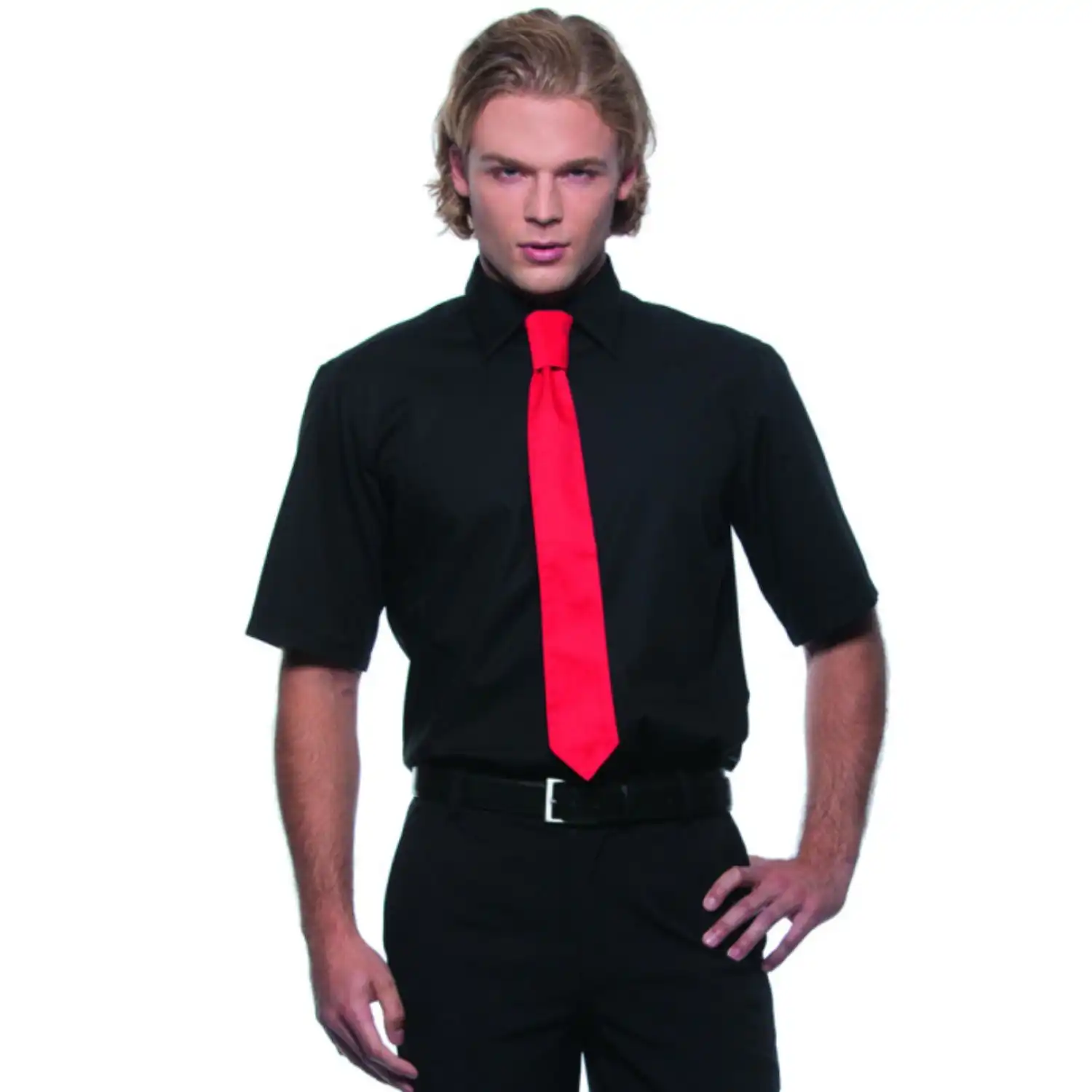 Krawatte "AK 4" in Rot - Thumbnail 2