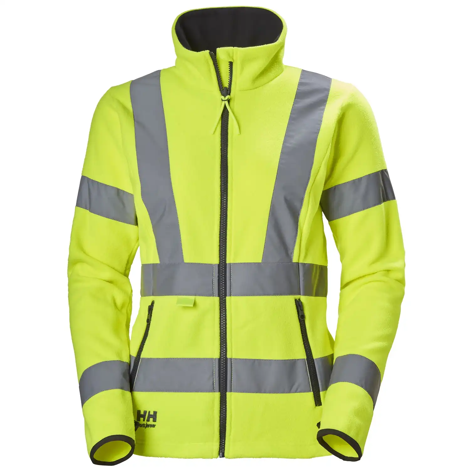 Damen Warnschutz Fleecejacke "LUNA" gelb in S - Thumbnail 1