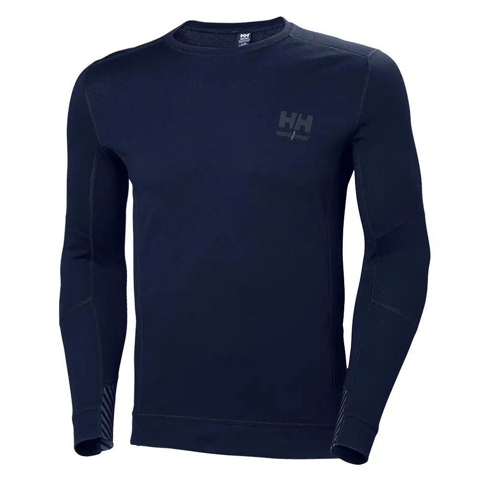 Langarmshirt „LIFA MERINOCREWNECK“ in navy, XXL - Thumbnail 1