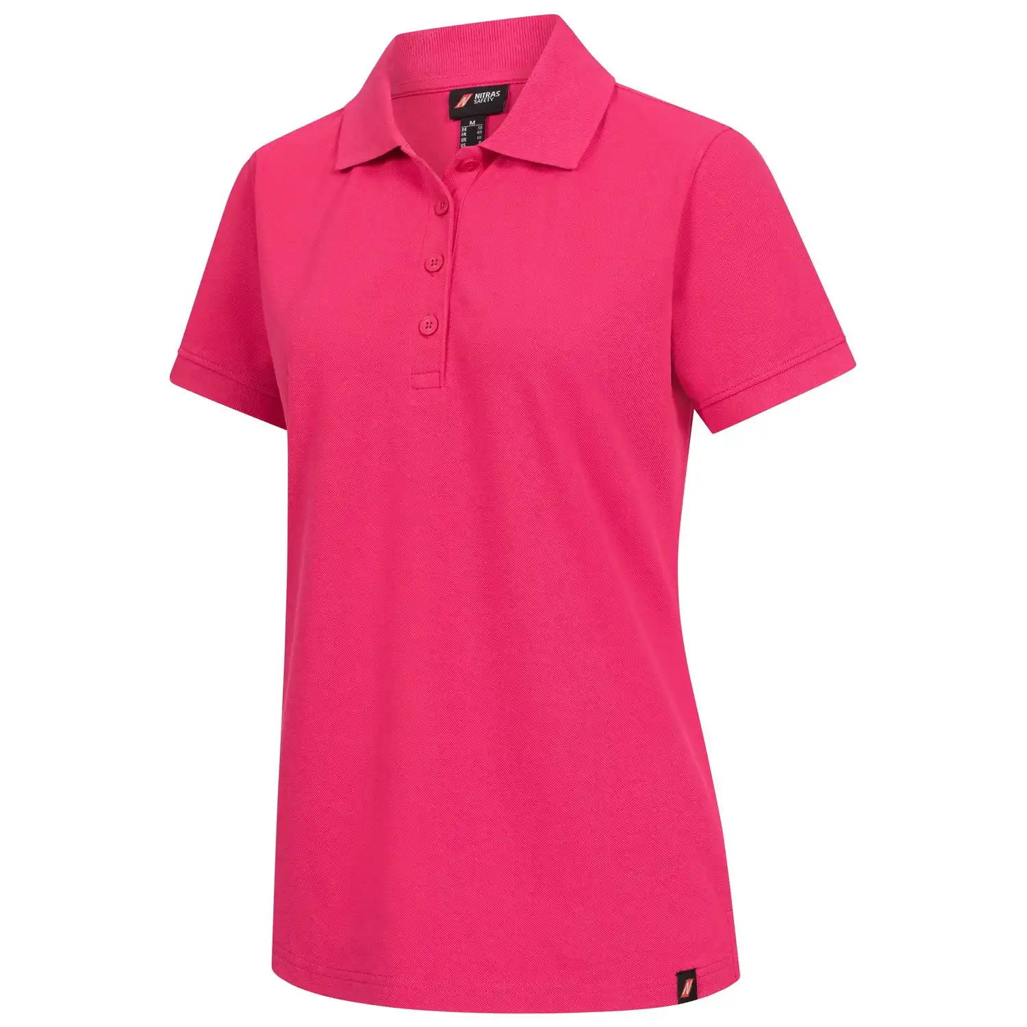 Damen Poloshirt MOTION TEX PLUS in pink, S - Thumbnail 1