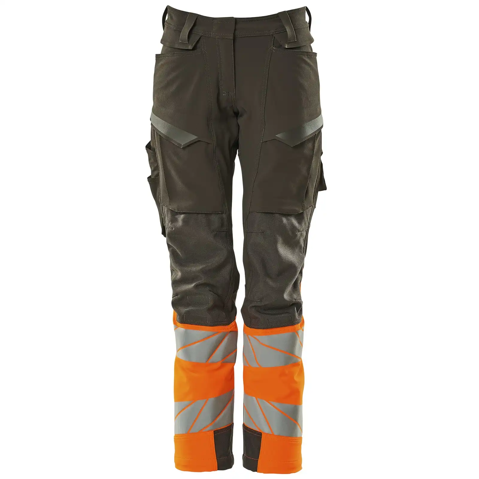 Damen Warnschutz Stretch Bundhose Kl. 1 "ACCELERATE SAFE" Diamond in dunkelanthrazit/orange, 76C42 - Thumbnail 1