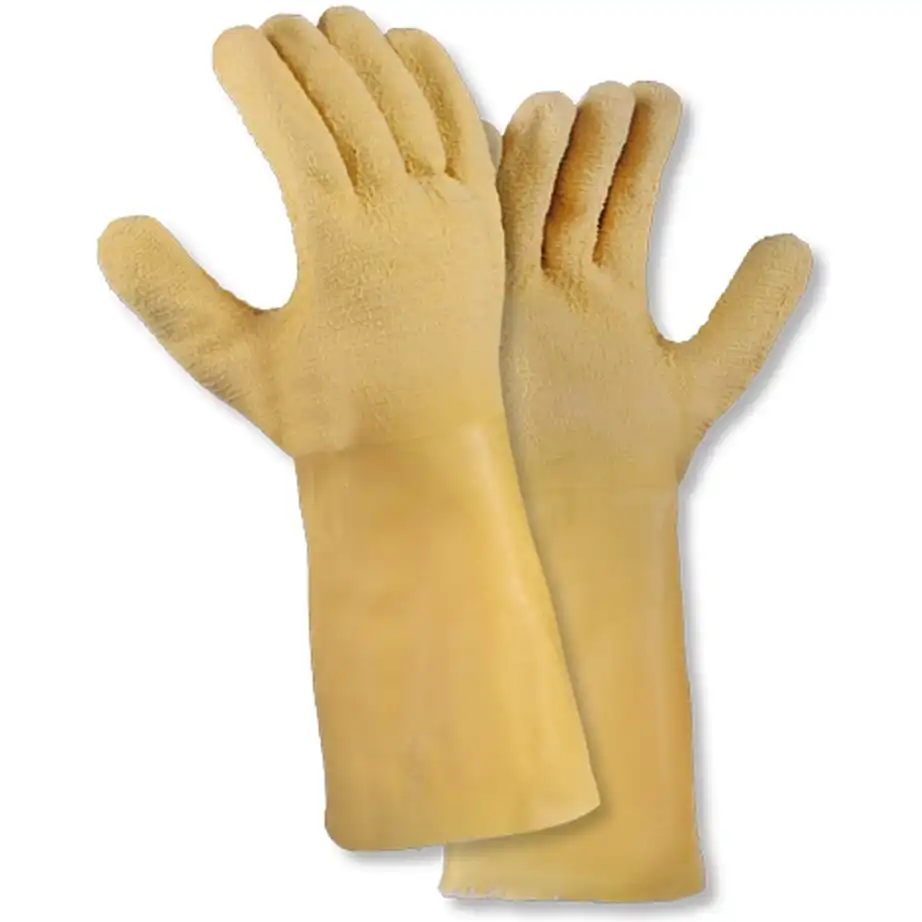 Latex Universalhandschuhe vollbeschichtet Gr.10  - Bild 1