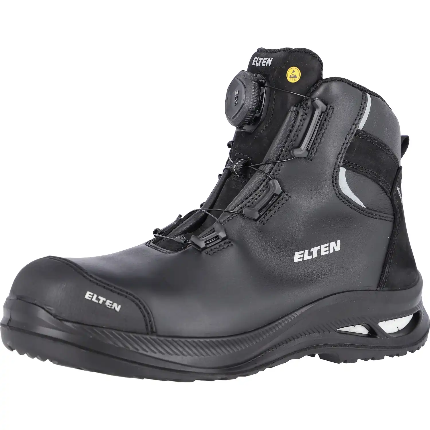 Sicherheitsstiefel S3 "TERENCE XXG PRO BOA® BLACK MID" ESD WELLMAXX in 42 - Thumbnail 1