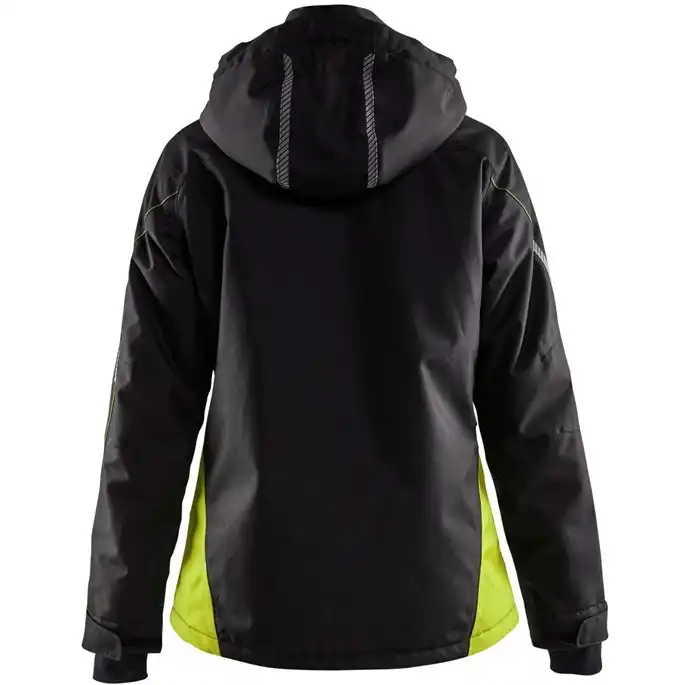 Damen Funktionsjacke "4972" in schwarz/gelb, 3XL - Thumbnail 2
