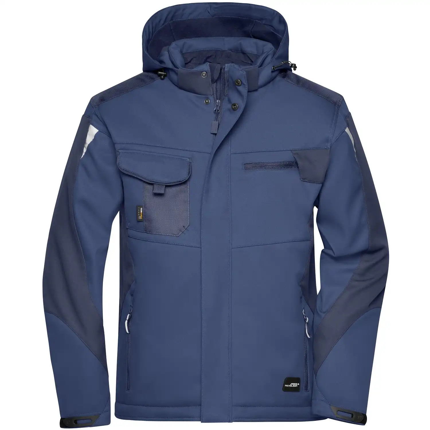 Winter Softshelljacke "JN824" in navy/navy, 3XL - Bild 1