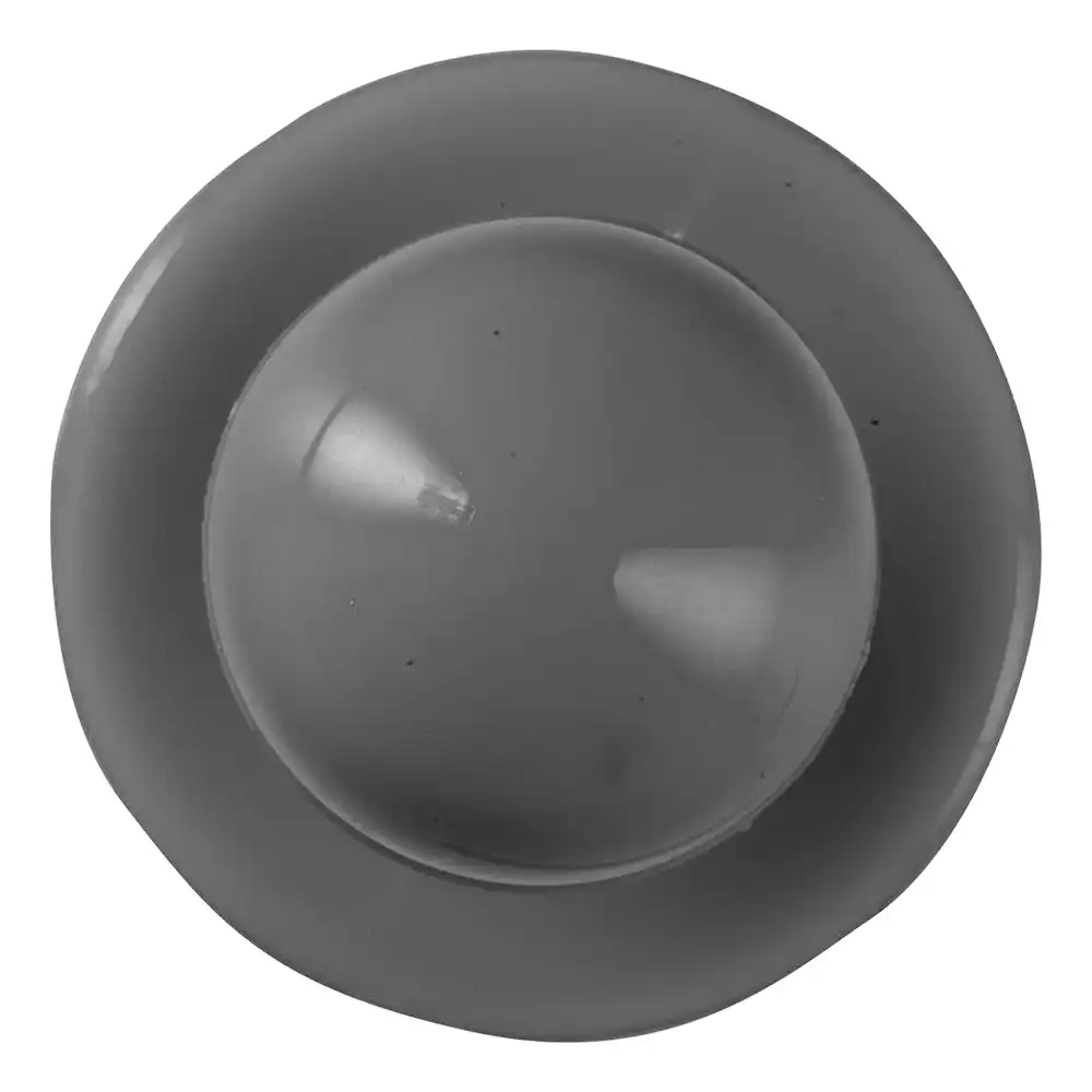 Kugelknöpfe "02/417" Unifarben | 5 x 12 Stk. in grau - Bild 1
