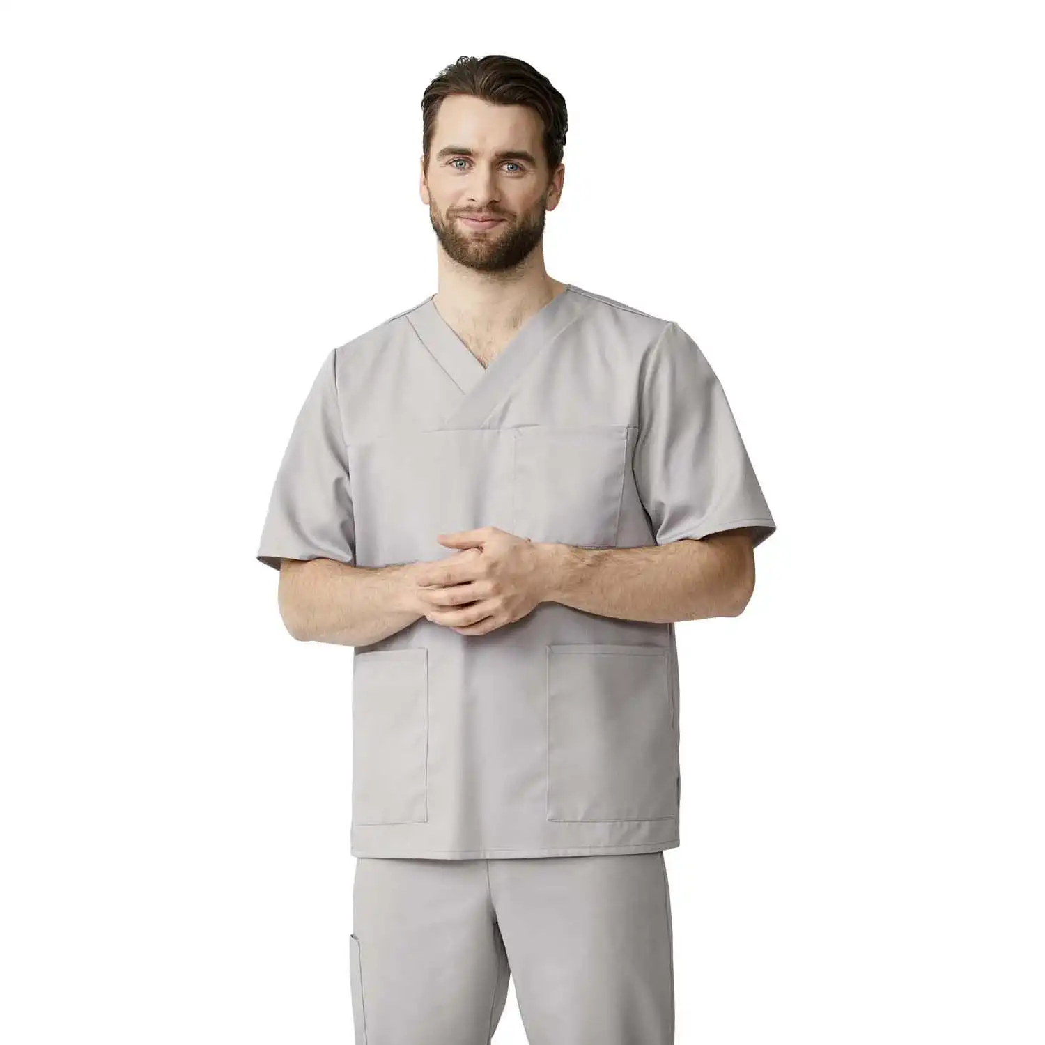 Unisex Schlupfkasack "25448" in grau, L - Thumbnail 3