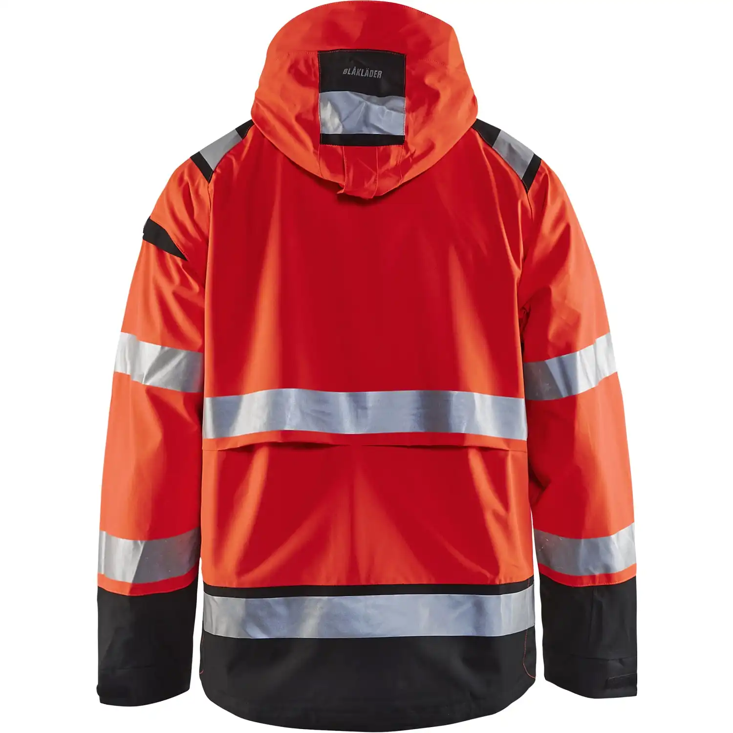 Warnschutz Shelljacke "4987" in rot/schwarz, 3XL - Thumbnail 2
