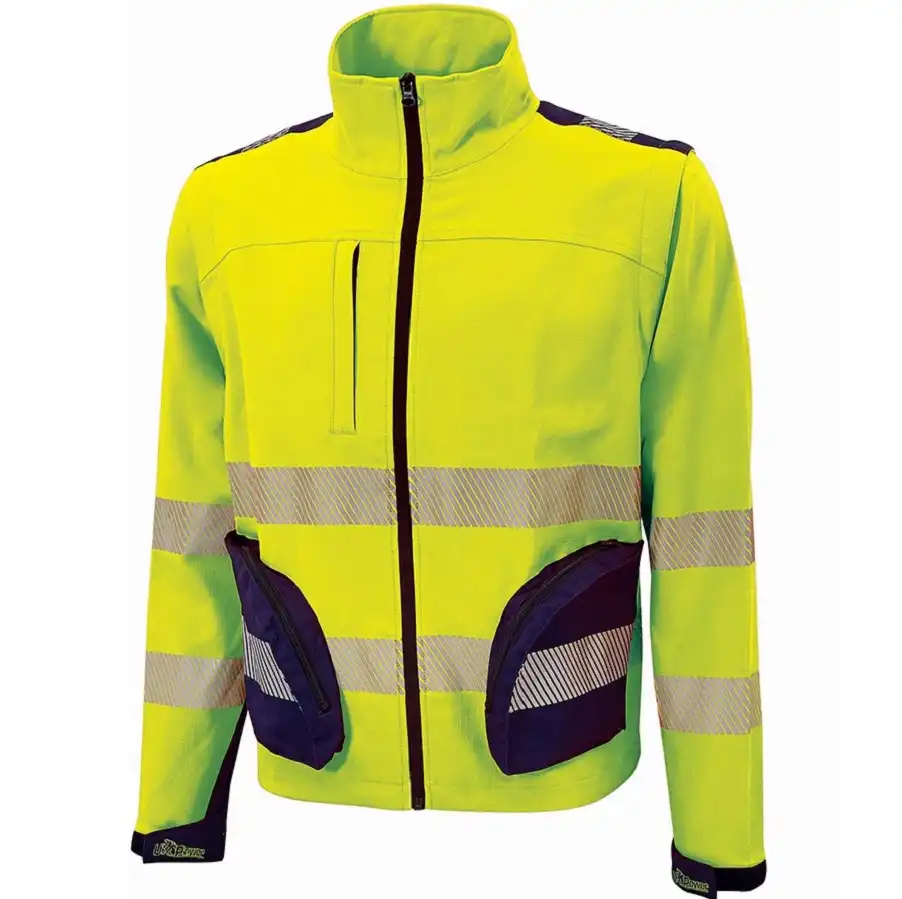 Warnschutz Stretch Bundjacke 2in1 "BEA" in yellow, XS (DE size: XXS) - Thumbnail 1