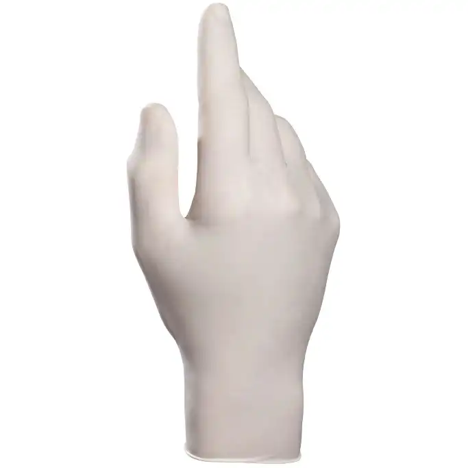 Latex Einweghandschuhe "SOLO EXTRA" 30cm, beige in 8 (M) - Thumbnail 1