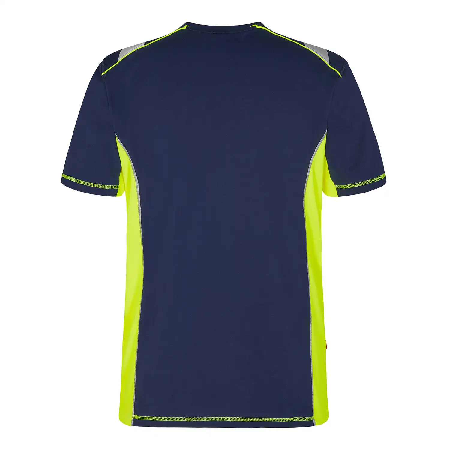 T-Shirt "9870-258" Cargo in marine/warngelb, L - Thumbnail 2